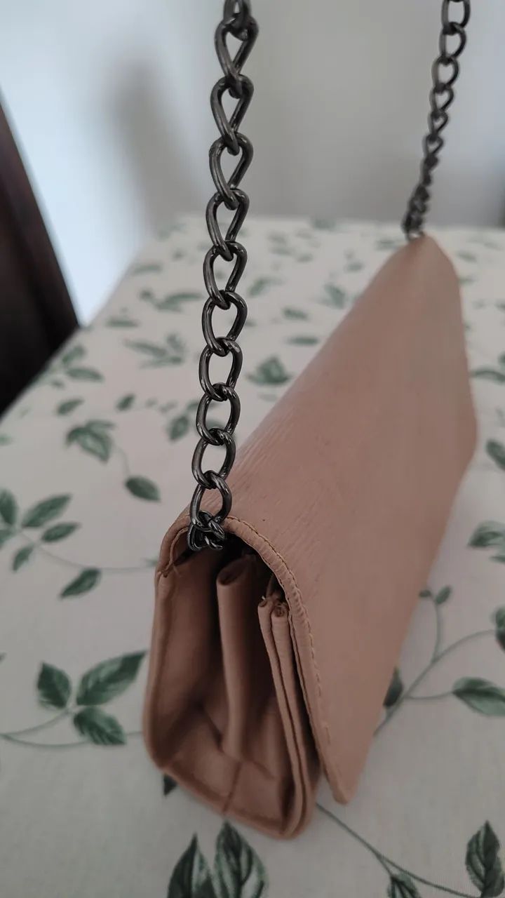 Bolsa Clutch Nude - Foto 3