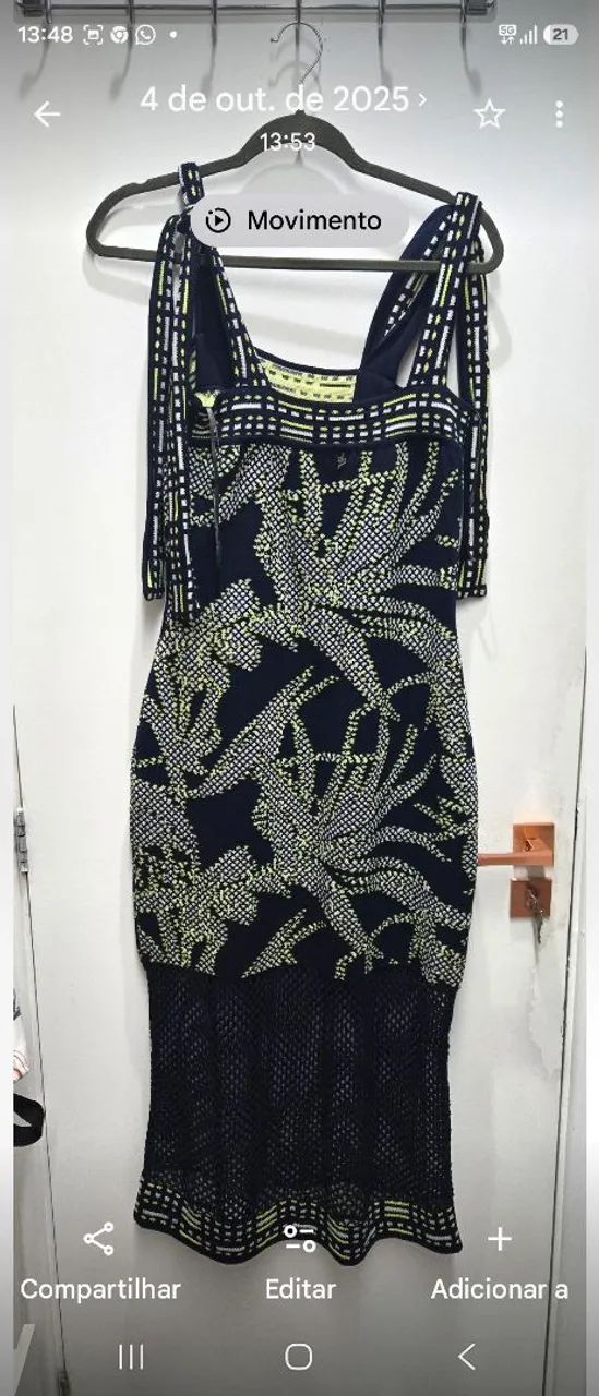 Vestido de malha M