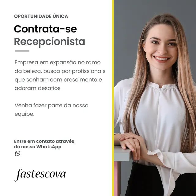 Consultora de vendas/ recepção 