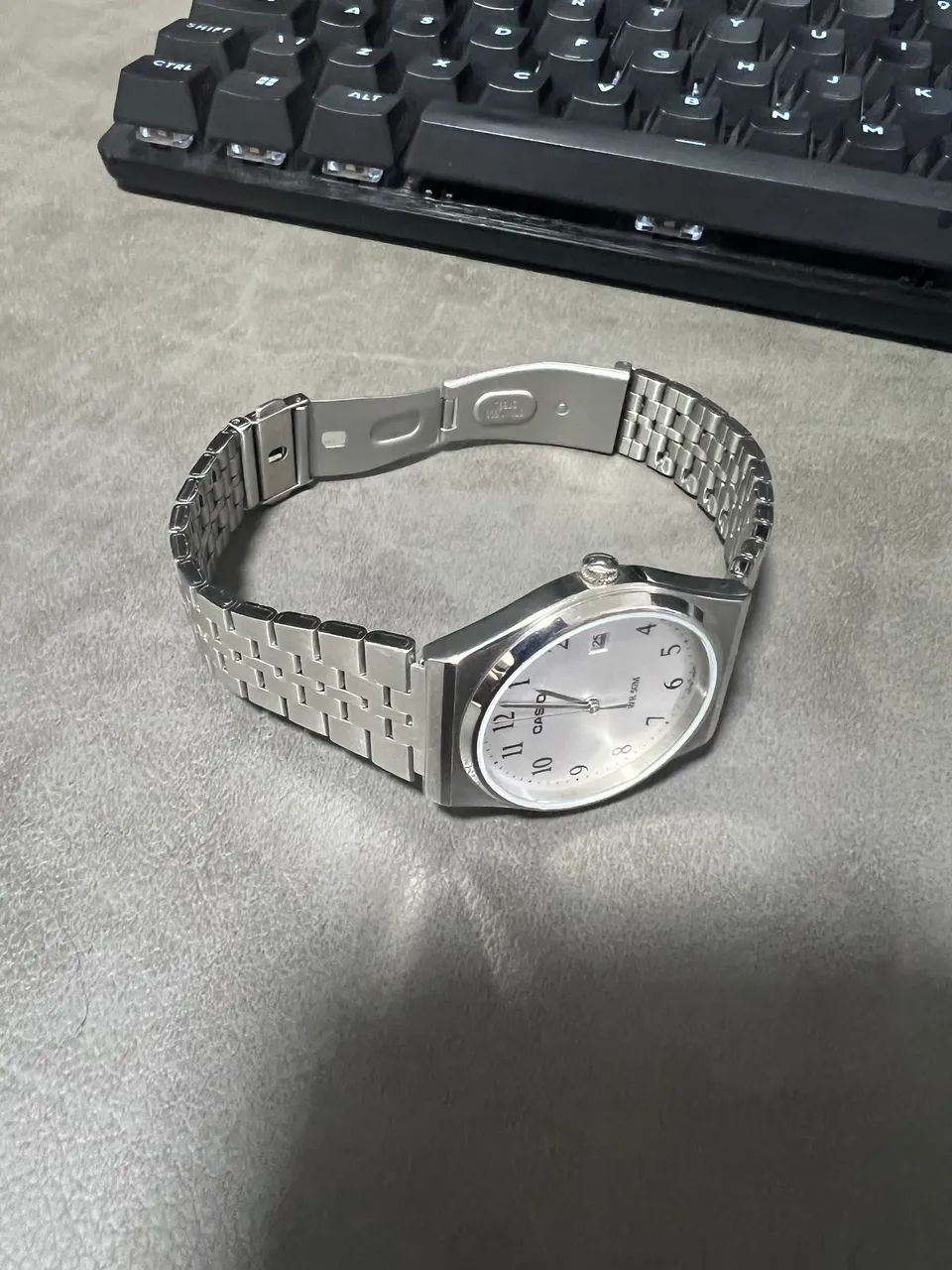 Relógio Casio MTP B145 Branco Pérola Clássico  - Foto 3