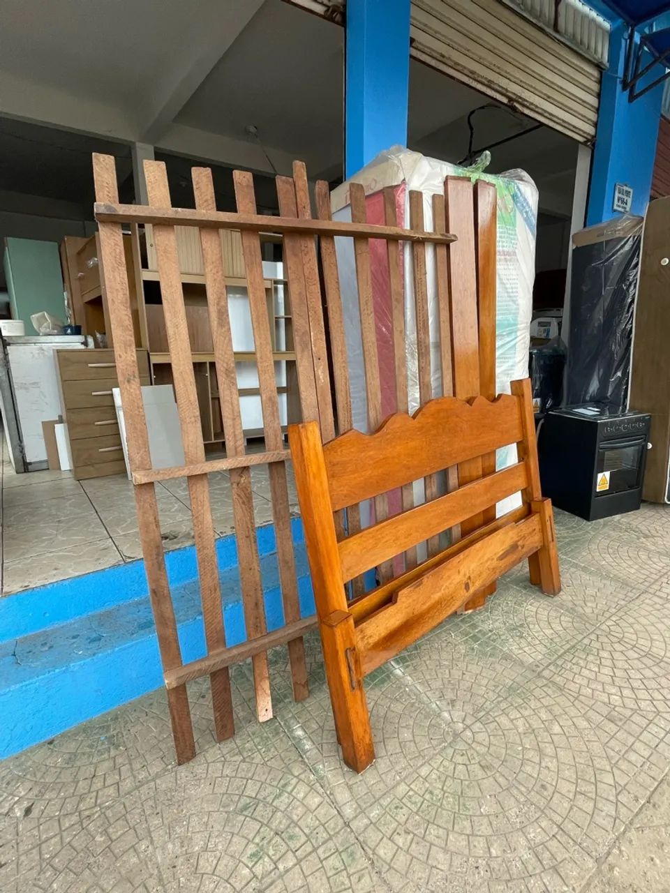 Cama de casal de madeira  - Foto 3