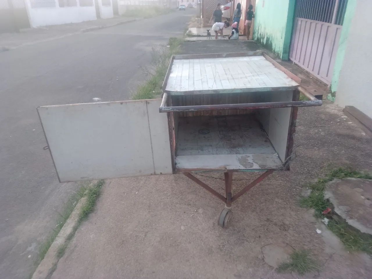 Carrinho de reciclagem o