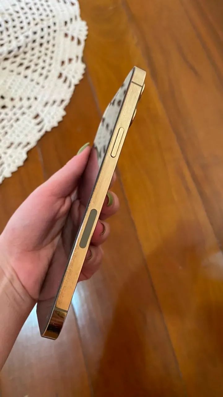 Iphone 12 Pro Max 256 GB Dourado - Conservado - Foto 4