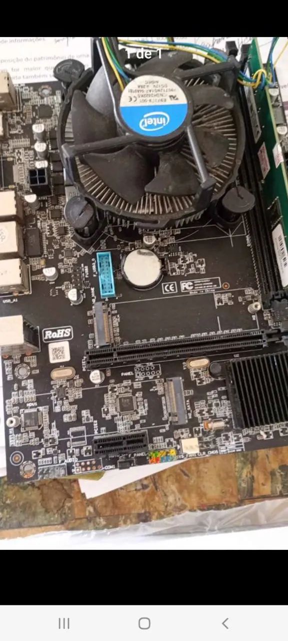 Kit i5 9400f + placa mãe 