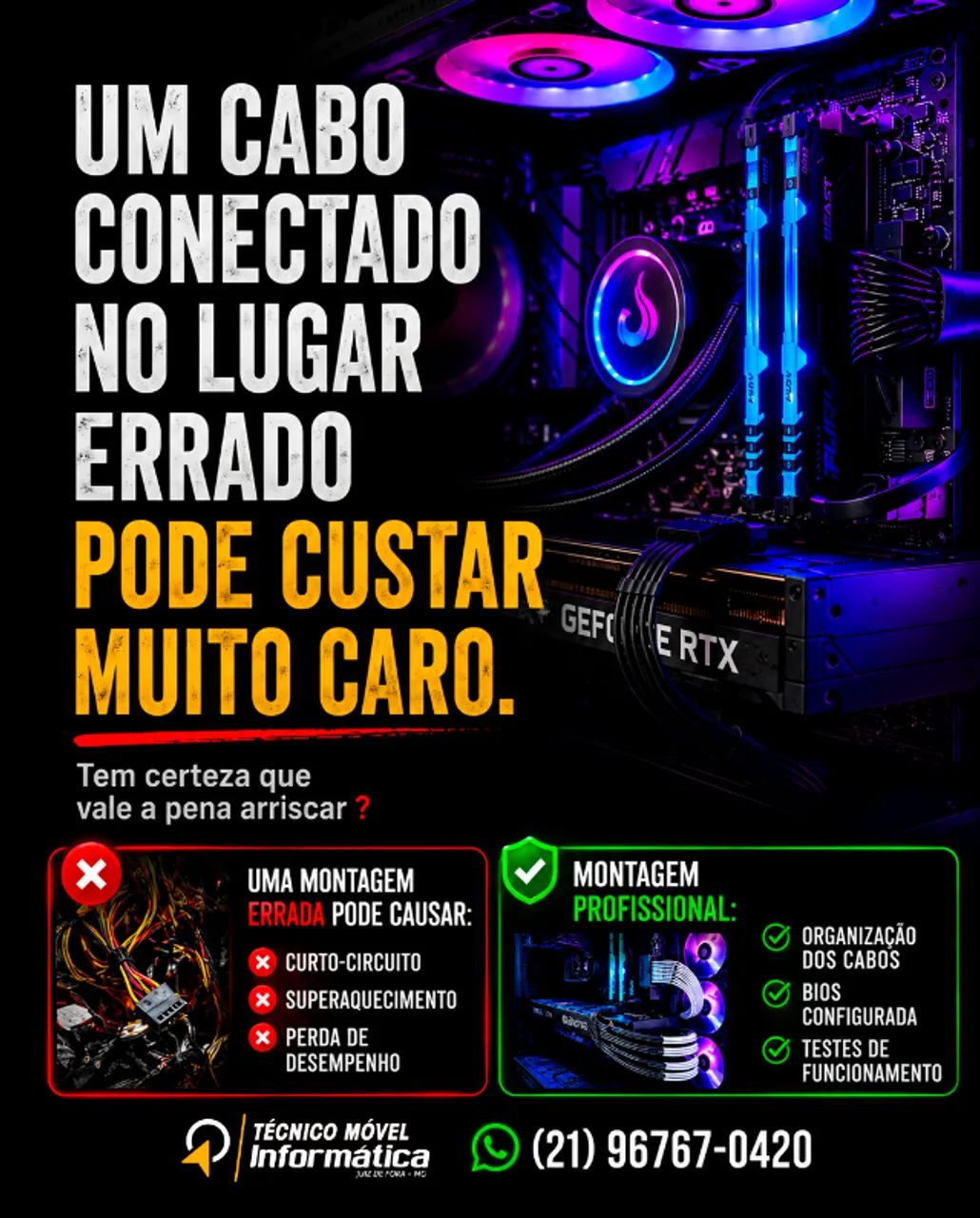 Montagem de Computadores em Domicílio - Juiz de Fora