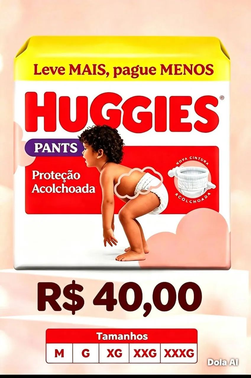 Fraldas descartáveis huggies  - Foto 2