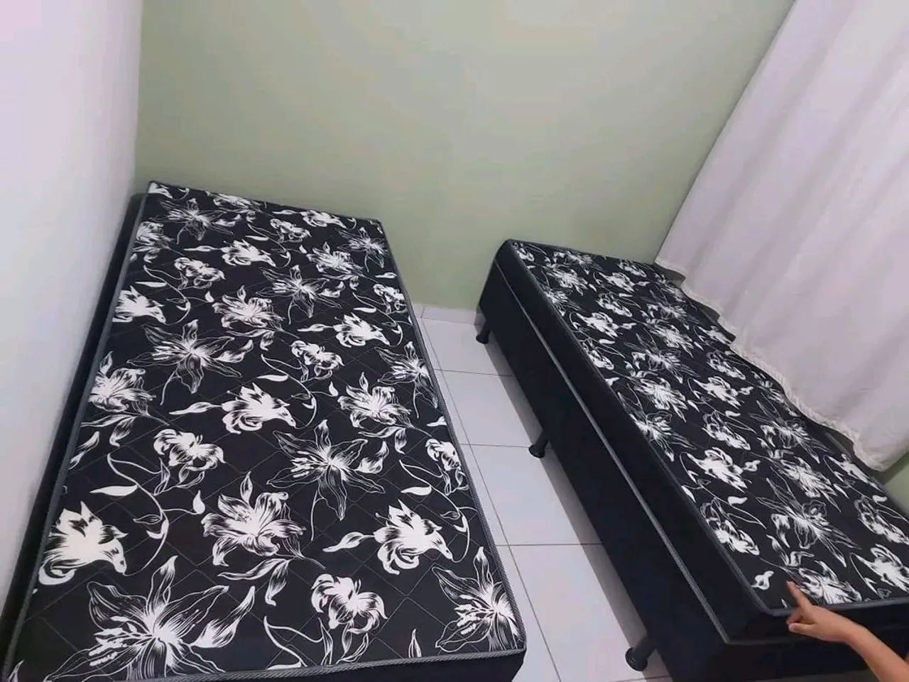 CAMA BOX CASAL E SOLTEIRO#. *63 - Foto 3