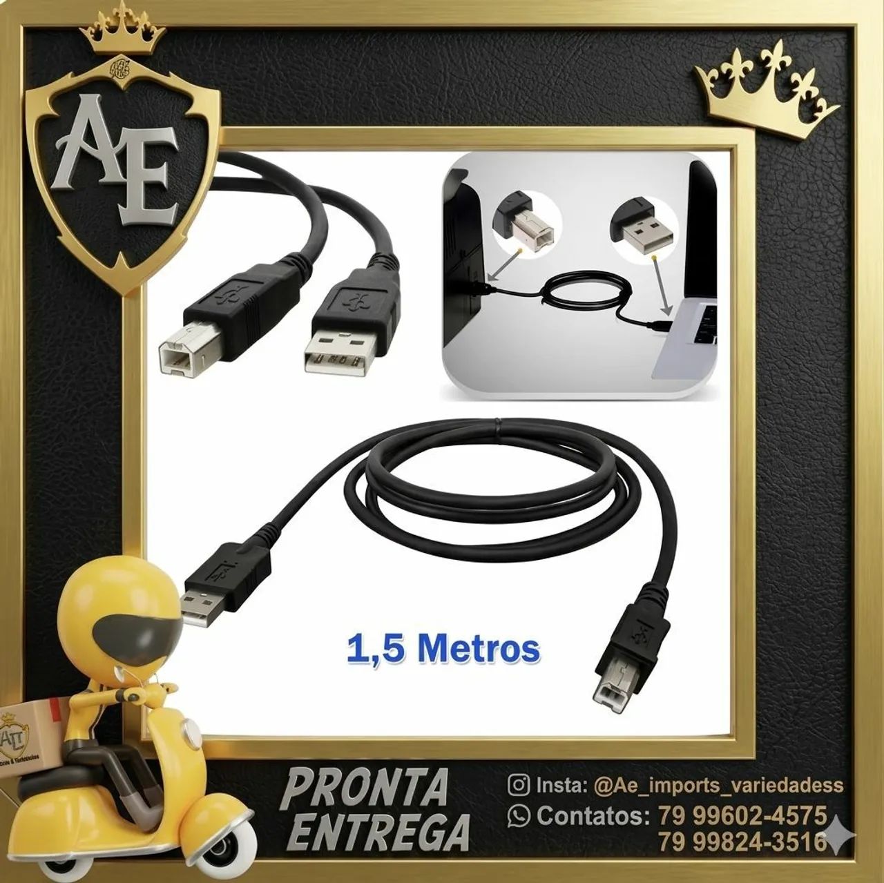 Cabo impressora 1,5M
