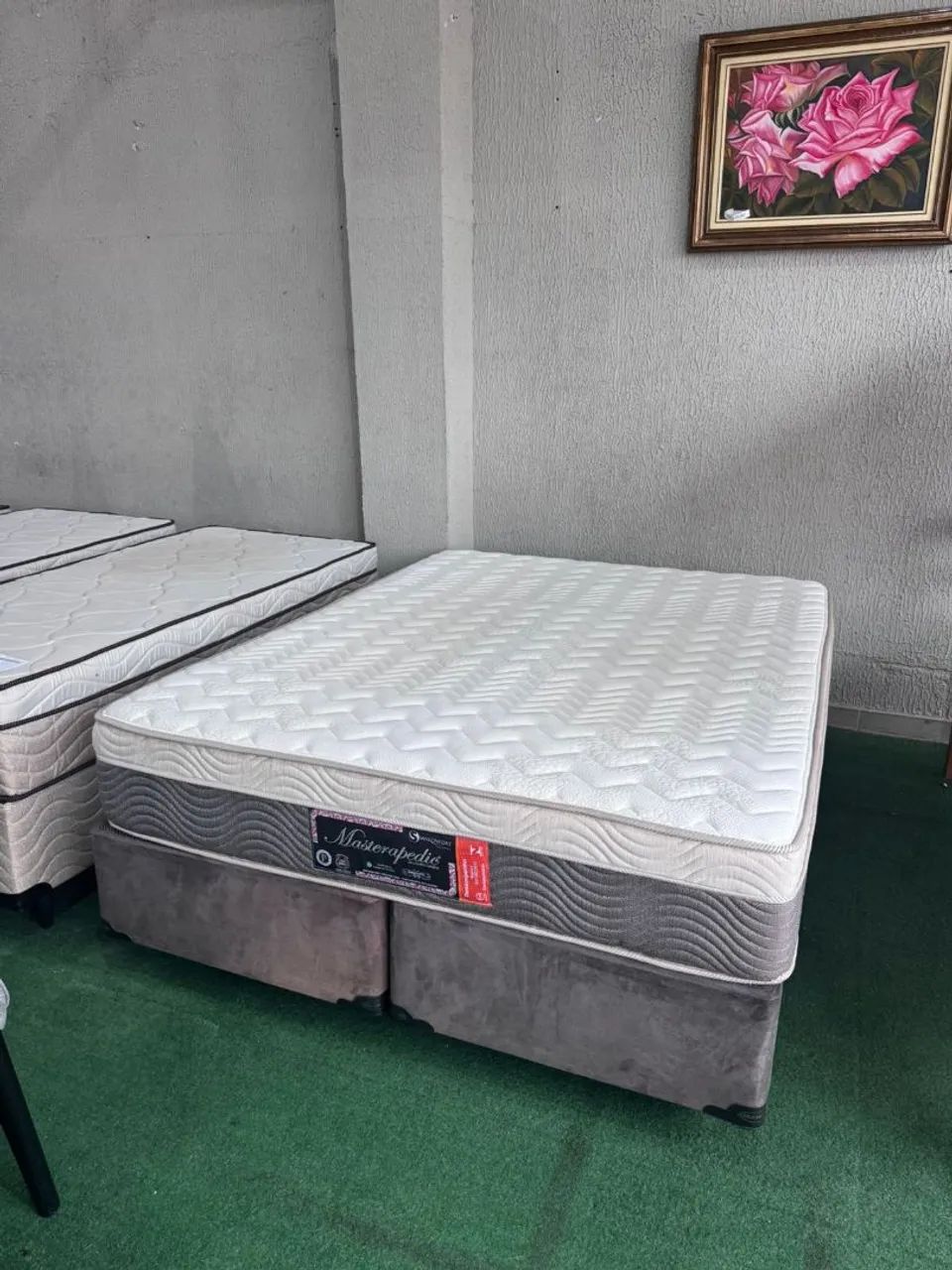 Cama Box Queen Colchão Sankonfort - Foto 3