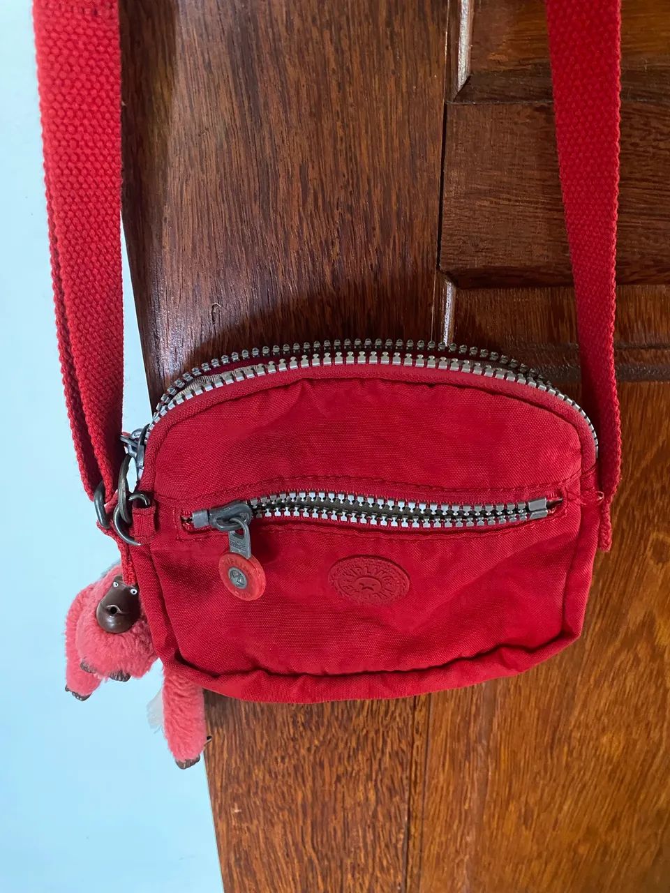 Bolsa kipling vermelha original - Foto 2