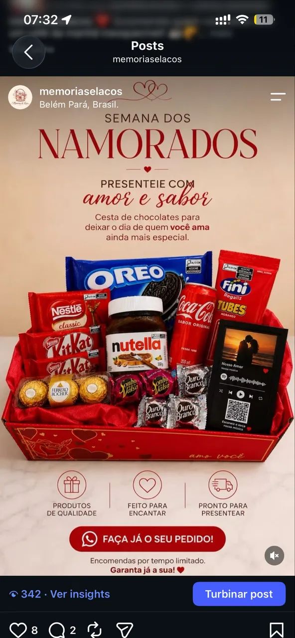 Cesta de presente | Café da manhã, chocolate e kits de presente  - Foto 2