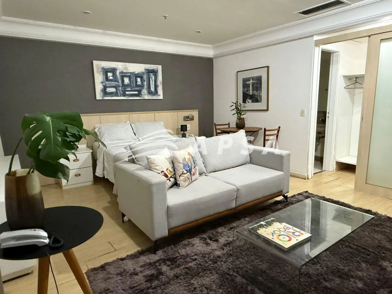 LINDO FLAT DE 35M² NO MEDITERRÂNEO BARRA, PERFEITO PARA QUEM BUSCA PRATICIDADE E CONFORTO. - Foto 2