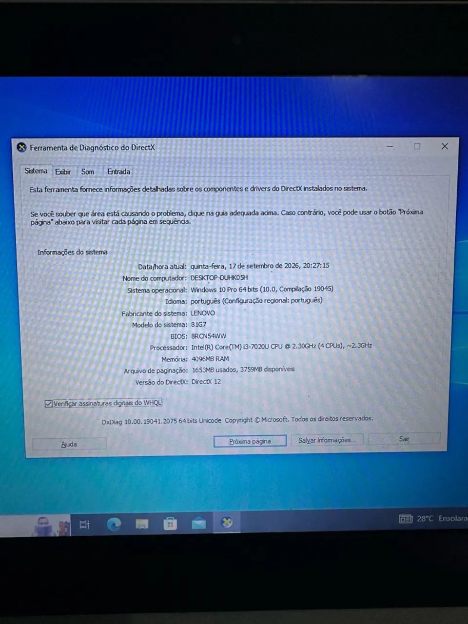 Lenovo I3 - 7° geração  - Foto 4