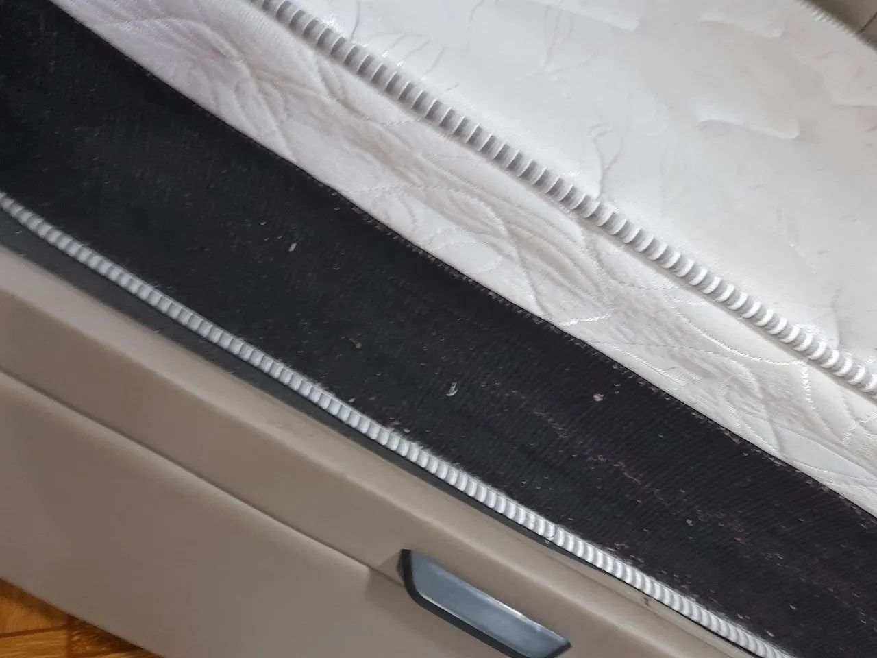 Cama box baú espaçoso + colchão molas ensacadas - Foto 5