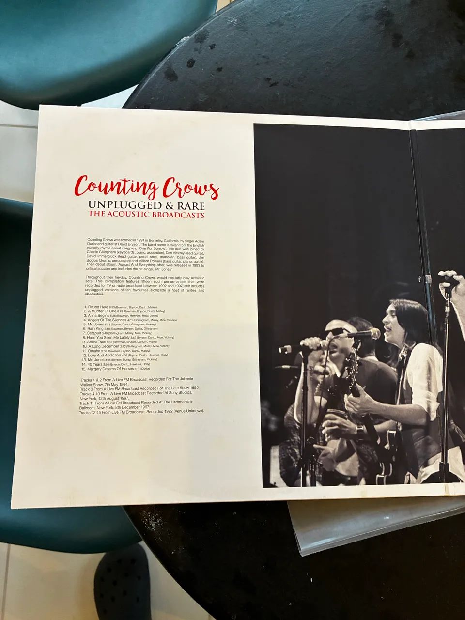 Vinil counting crows - unplugged and rare 