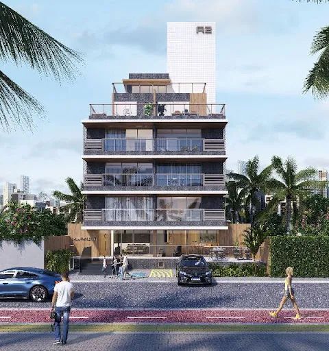 Flats na planta à Beira Mar da Praia de Cabo Branco