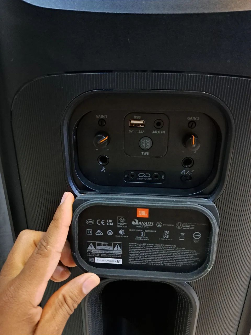 JBL partybox 710 + microfone sem fio - Foto 4