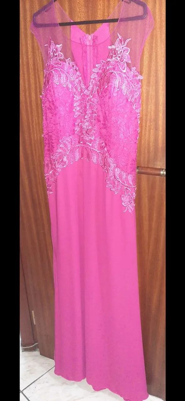 Vestido rosa de festa - Foto 4