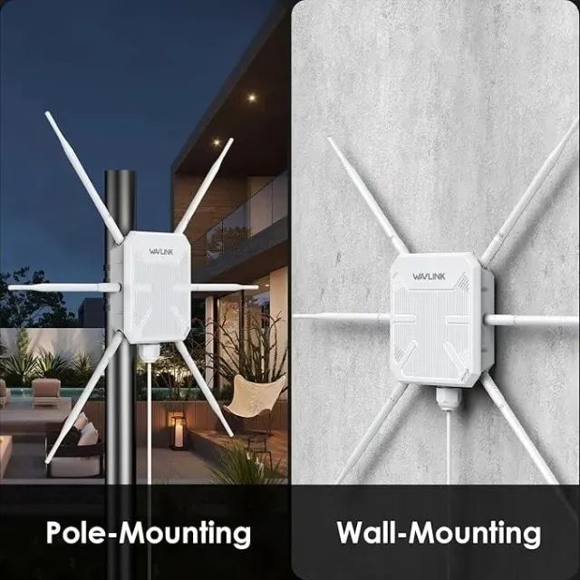 Roteador Repetidor Wavlink AX3000 Wi-Fi 6 Gigabit Outdoor Externo 5Ghz Lacrado Original - Foto 4