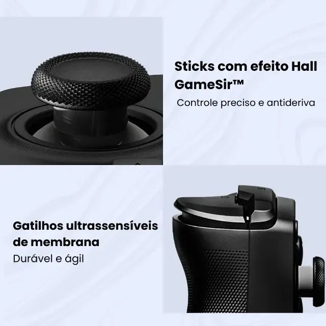 Controle Celular GameSir X5 Lite Type-C - Efeito Hall Anti-Drift (iOS e Android) - Foto 5
