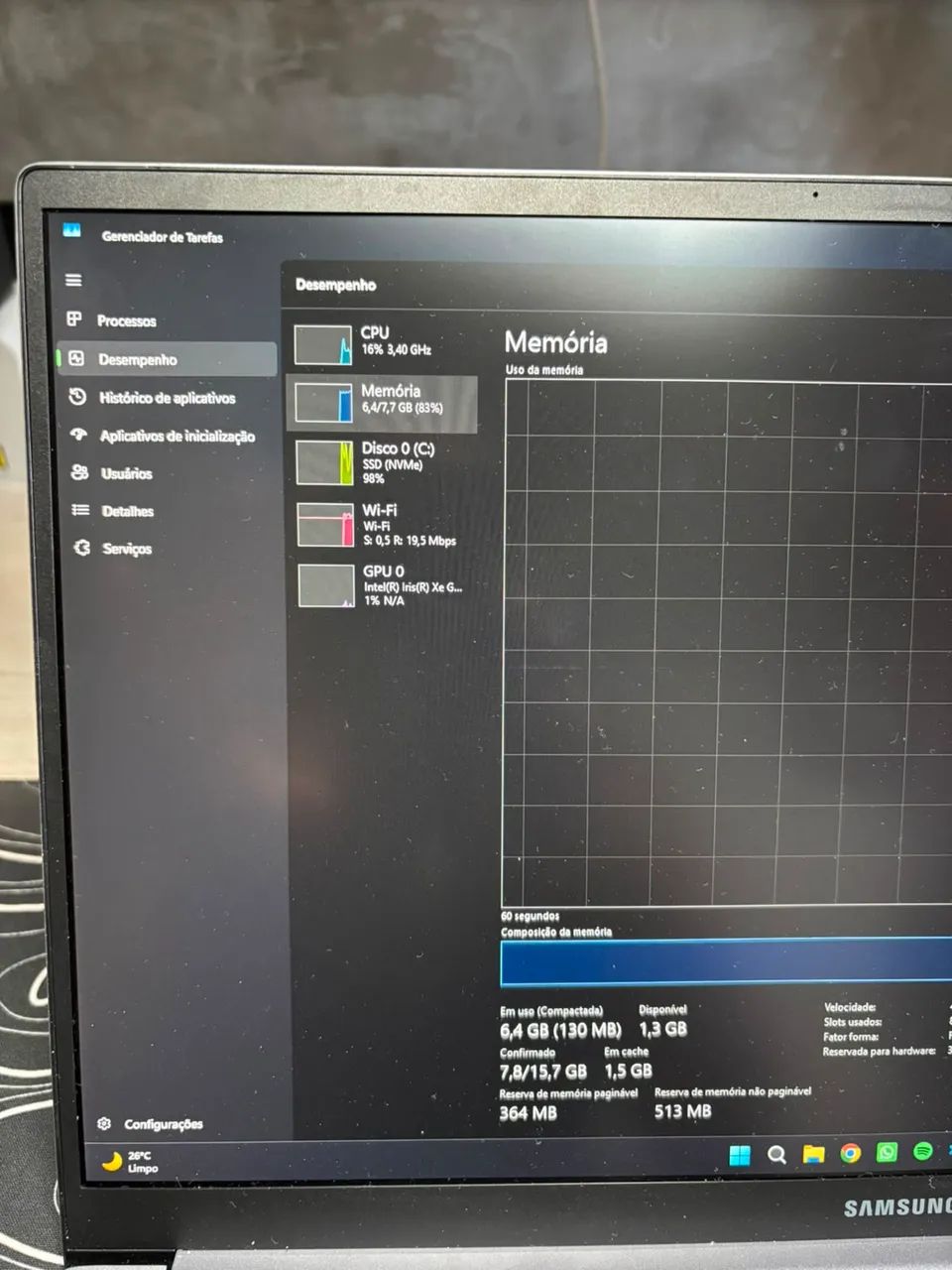 Notebook Samsung Galaxy Book 4