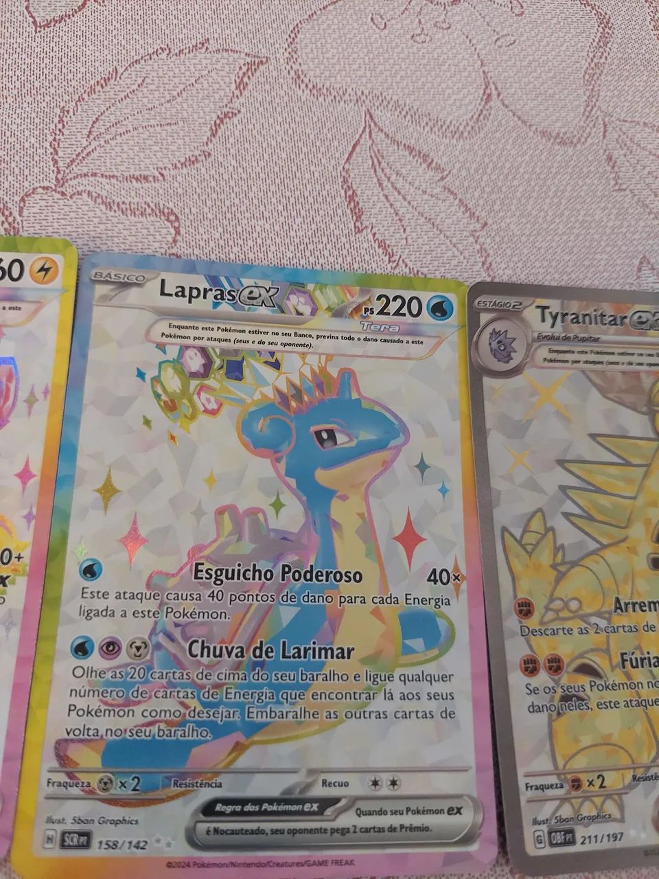 Tyranitar EX Galvandula EX Lapras EX - Foto 3