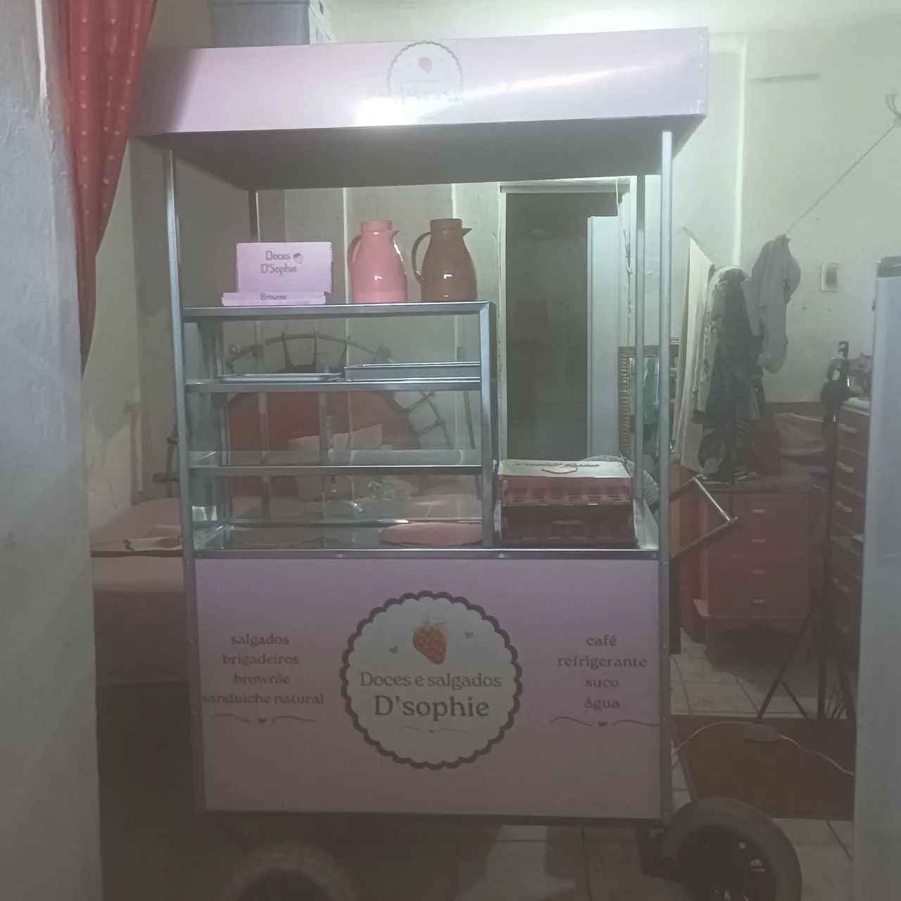 Carrinho de lanche semi novo