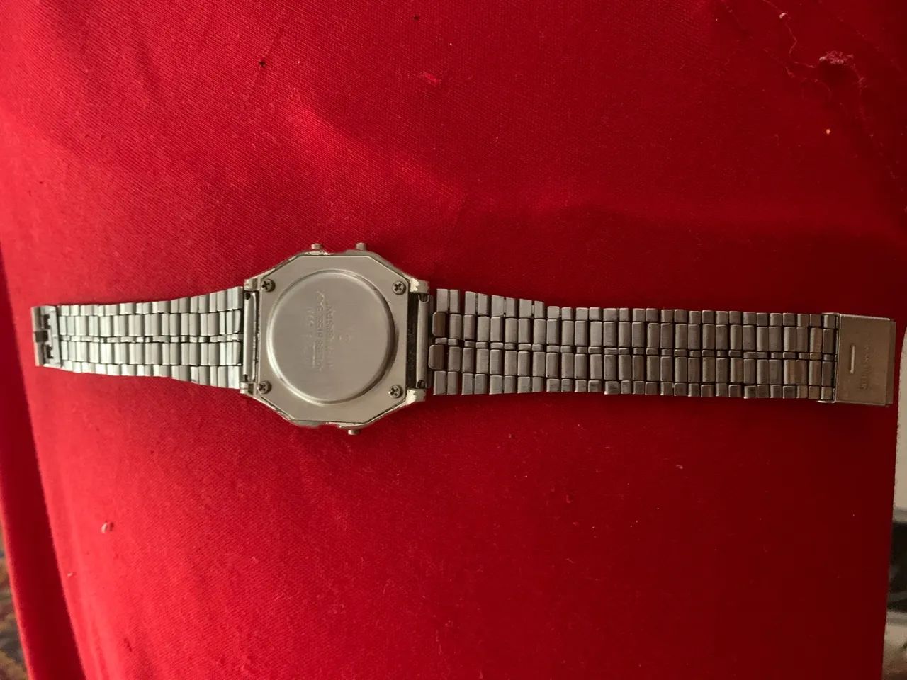Relógio Casio prata 