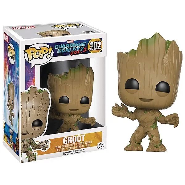 Funko Pop Groot 202 Guardiões da Galáxia 2