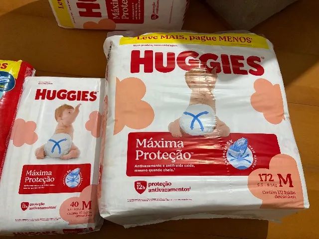 Fralda Huggies M 172 unidades - Foto 2