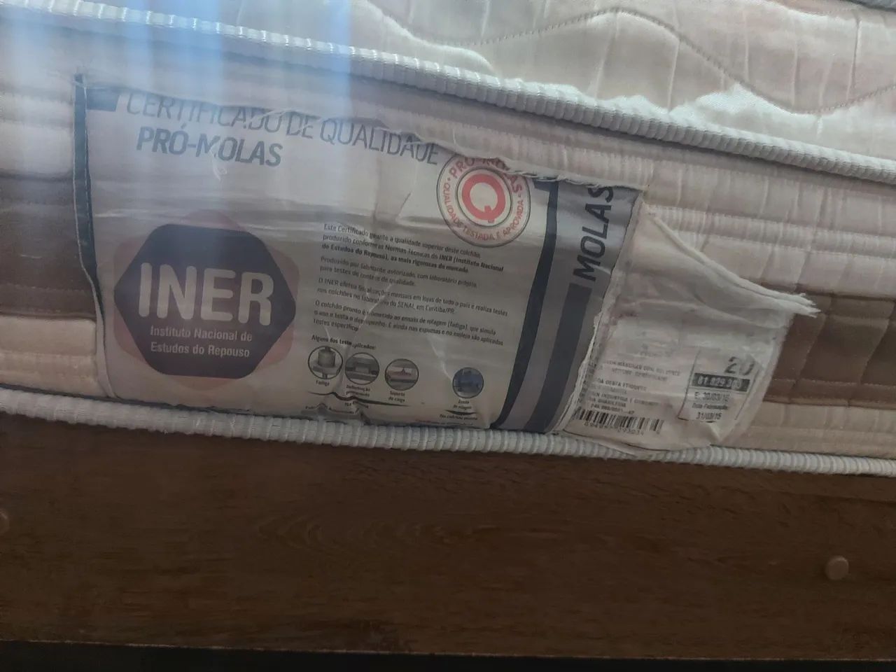 Cama casal com colchão Orthocrin  - Foto 5