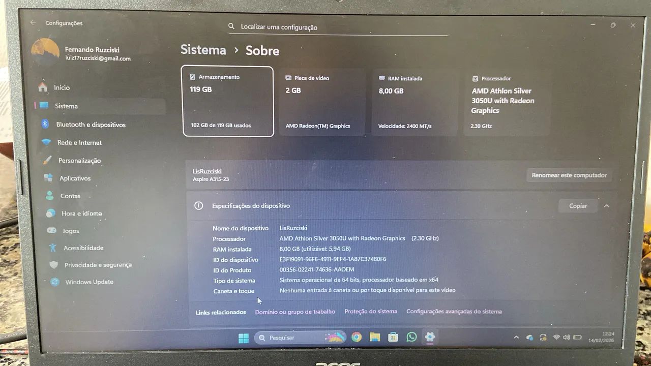 Notebook Acer - Foto 3