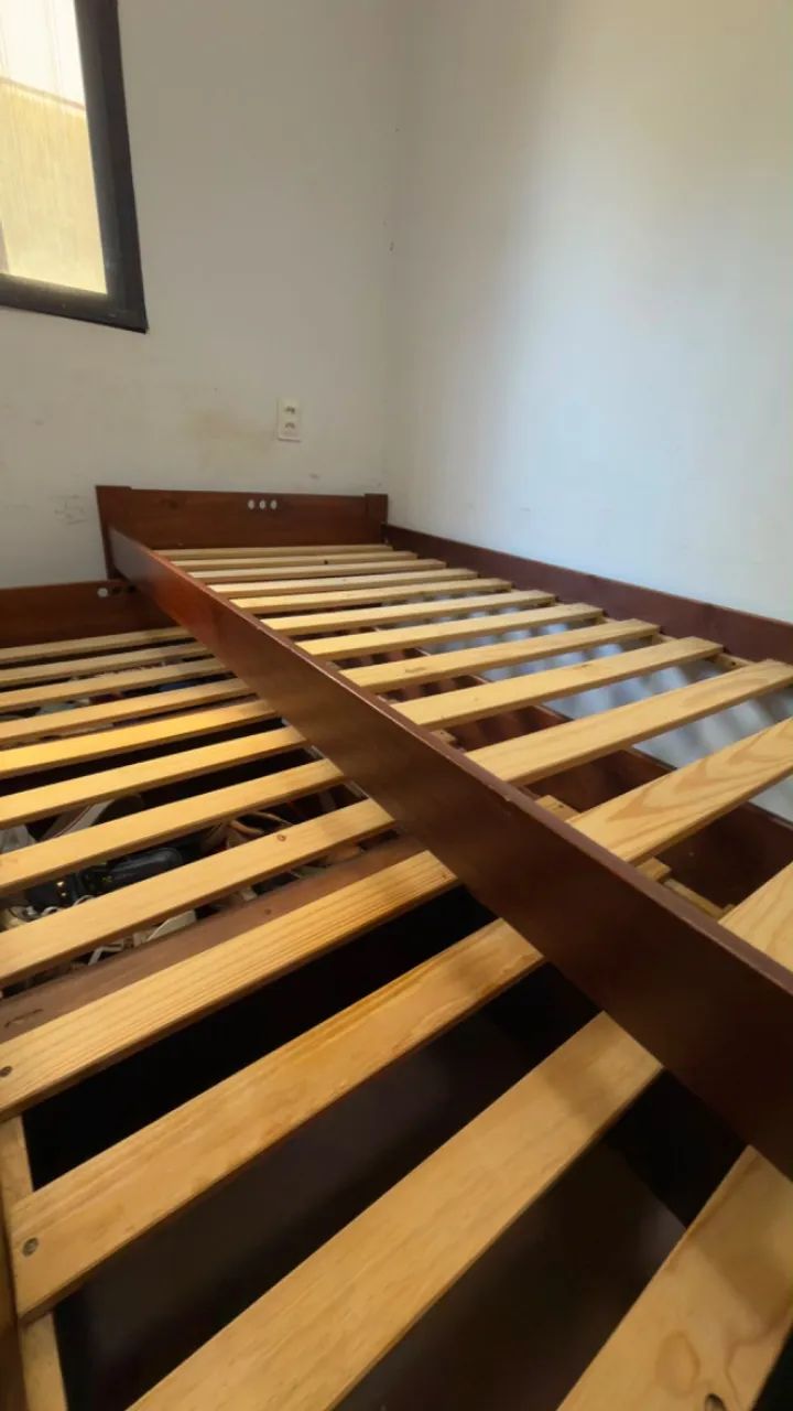 Cama solteirão madeira tokstok  - Foto 5