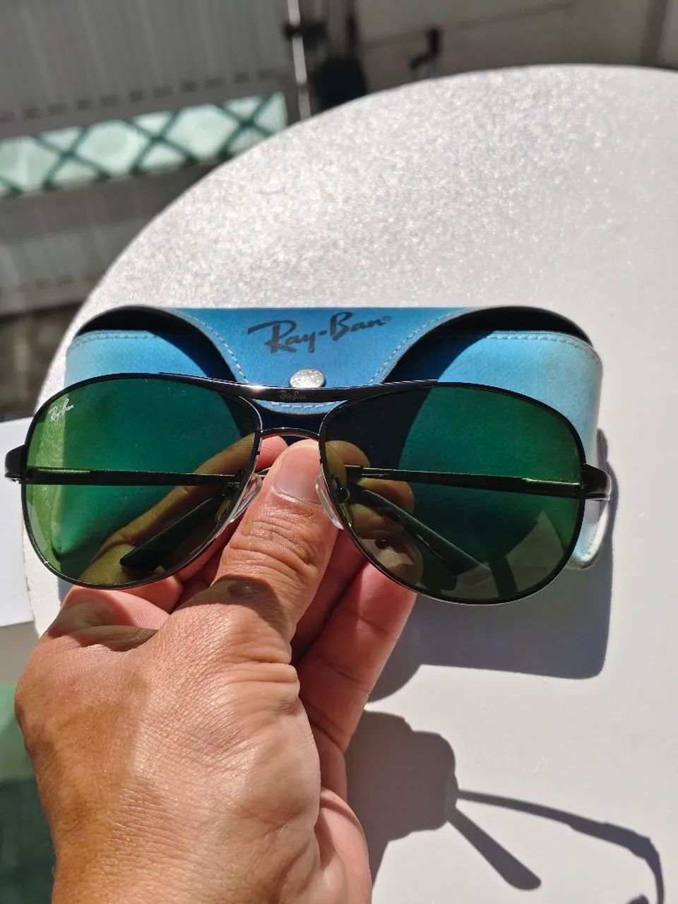 óculos Rayban RB Warrior RB 3352 - Foto 4