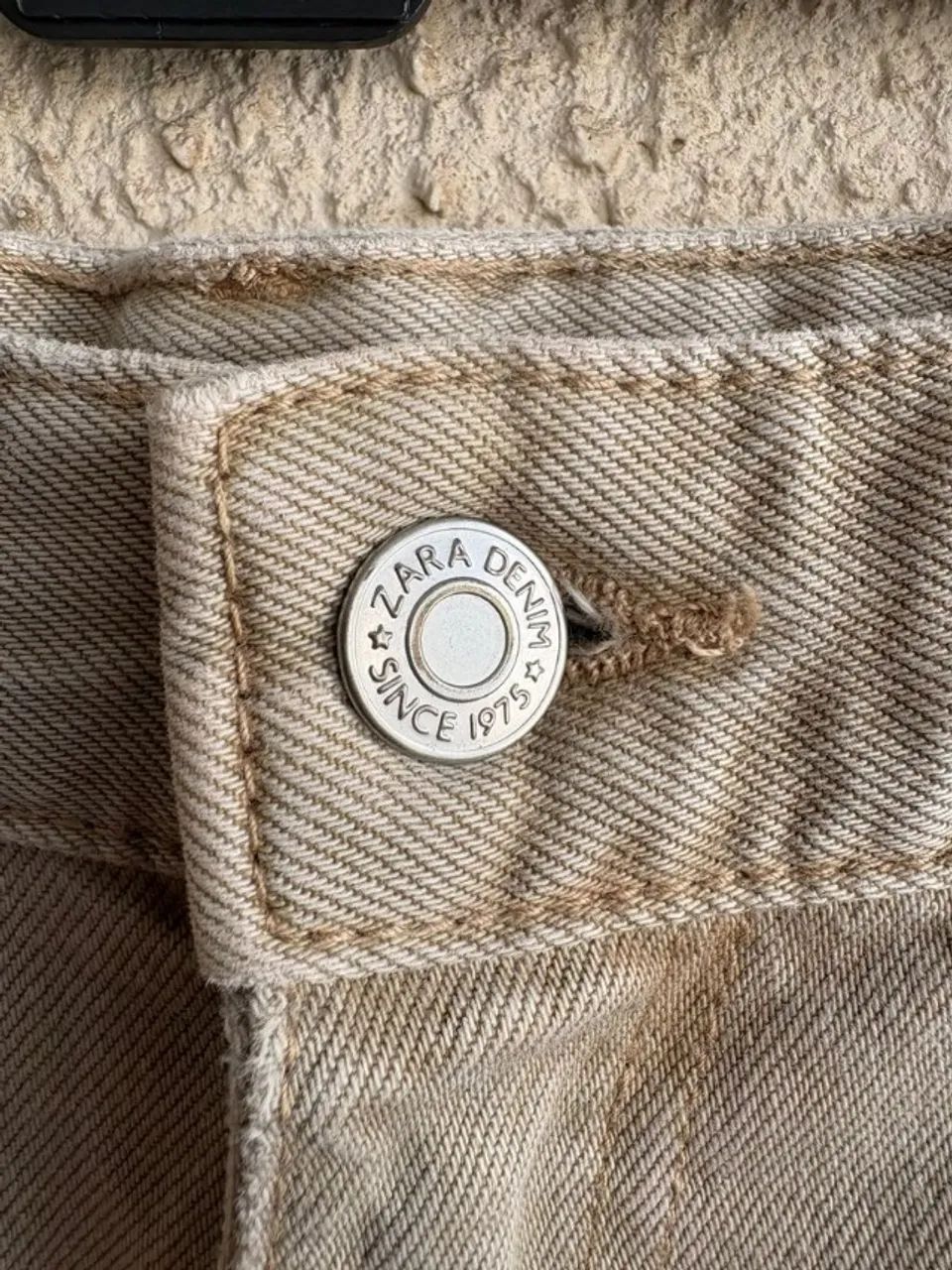 calça cargo zara bege - tam. 40 - Foto 3