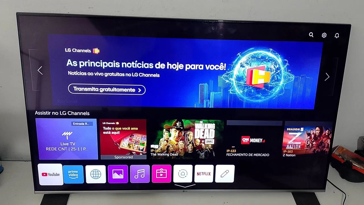 Tv 4k smart LG 55 polegadas com garantia 