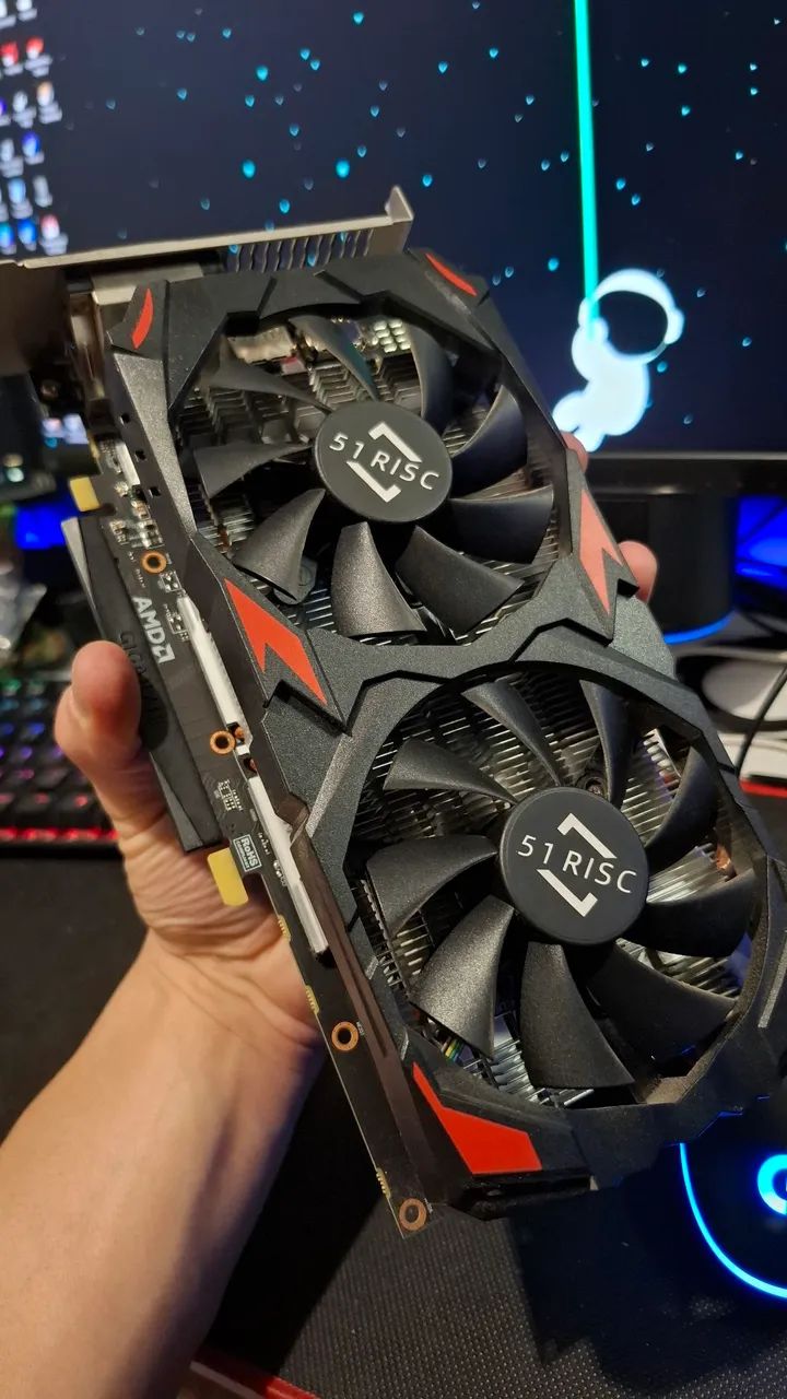 Placa de vídeo Rx 580 8gb