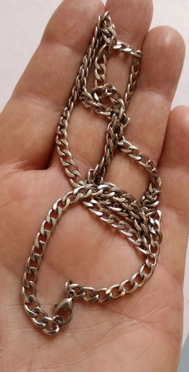 Corrente de aço elos 1 x 1