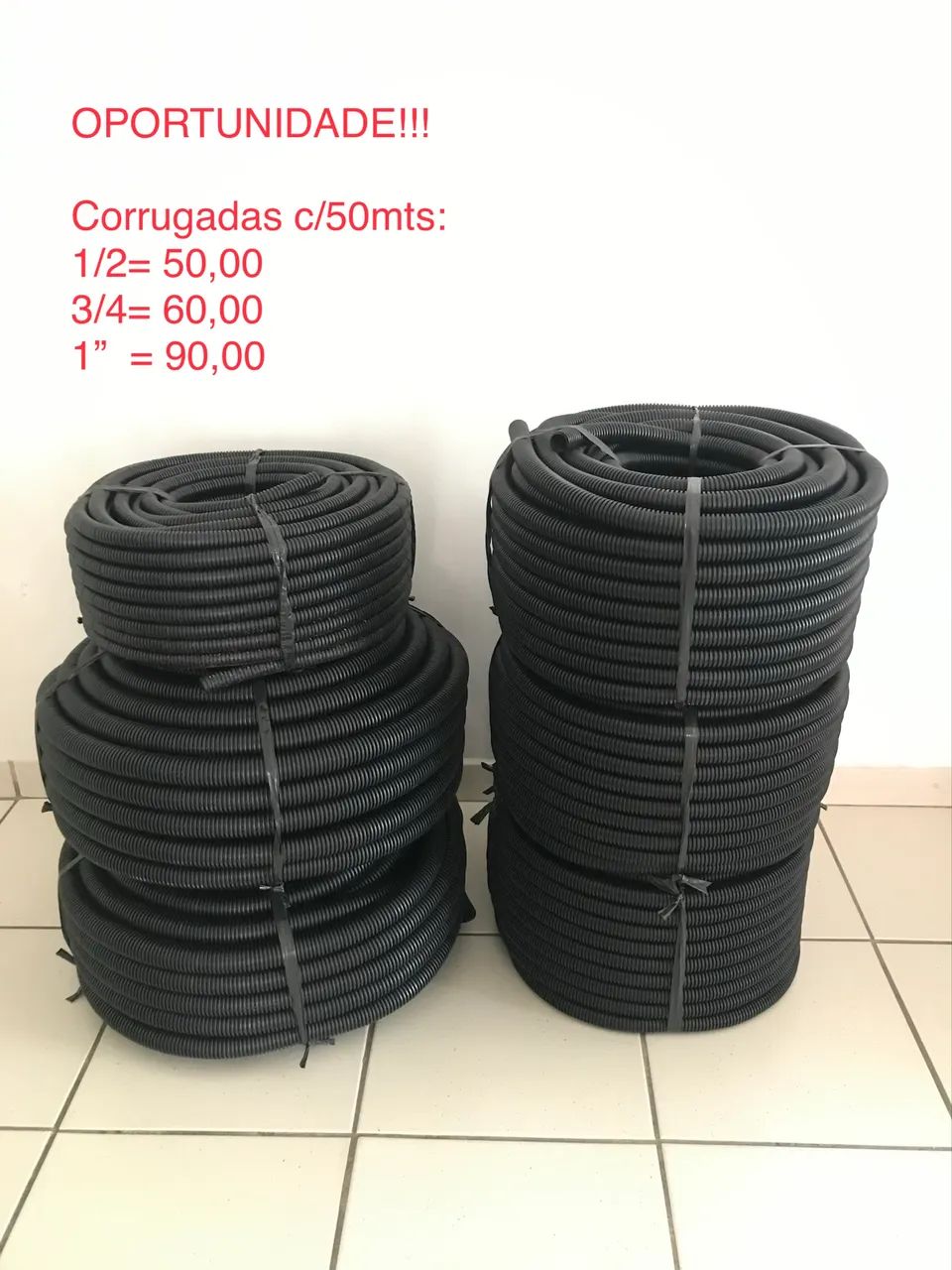 Mangueira corrugada (PREÇO DE FABRICA).