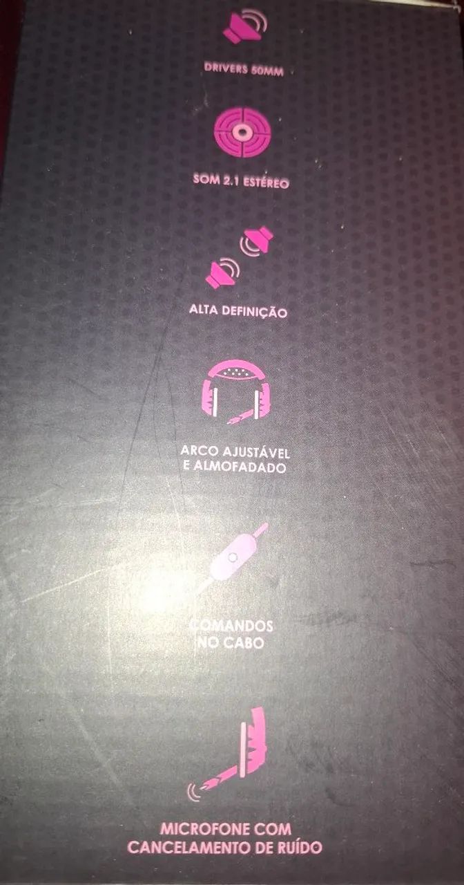 Fone de ouvido ousado com microfone para PC/NOTEBOOK  - Foto 3
