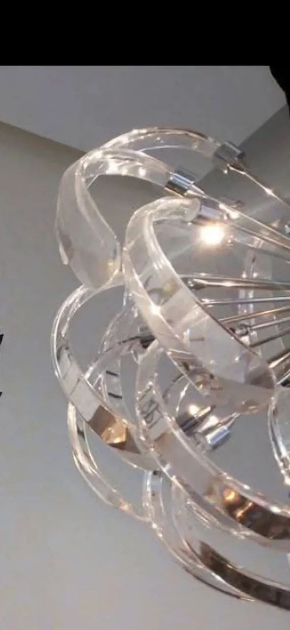 Lustre vidro pétala