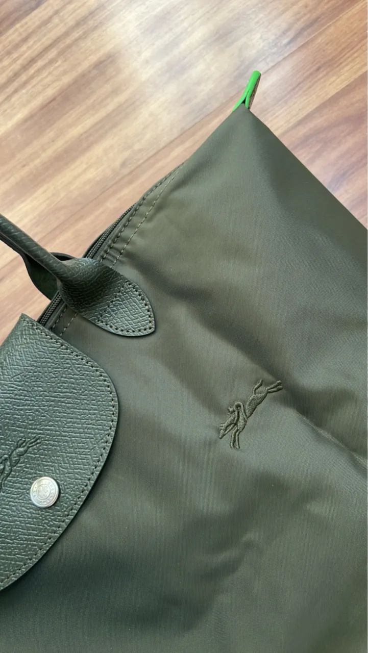 Bolsa LONGCHAMP Verde Militar G - Foto 3