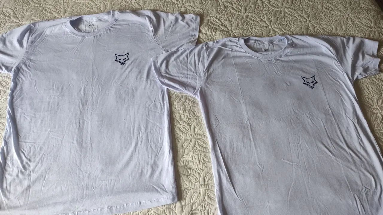 kits 2 camisas cruzeiro raposa 100% algodão - Foto 3