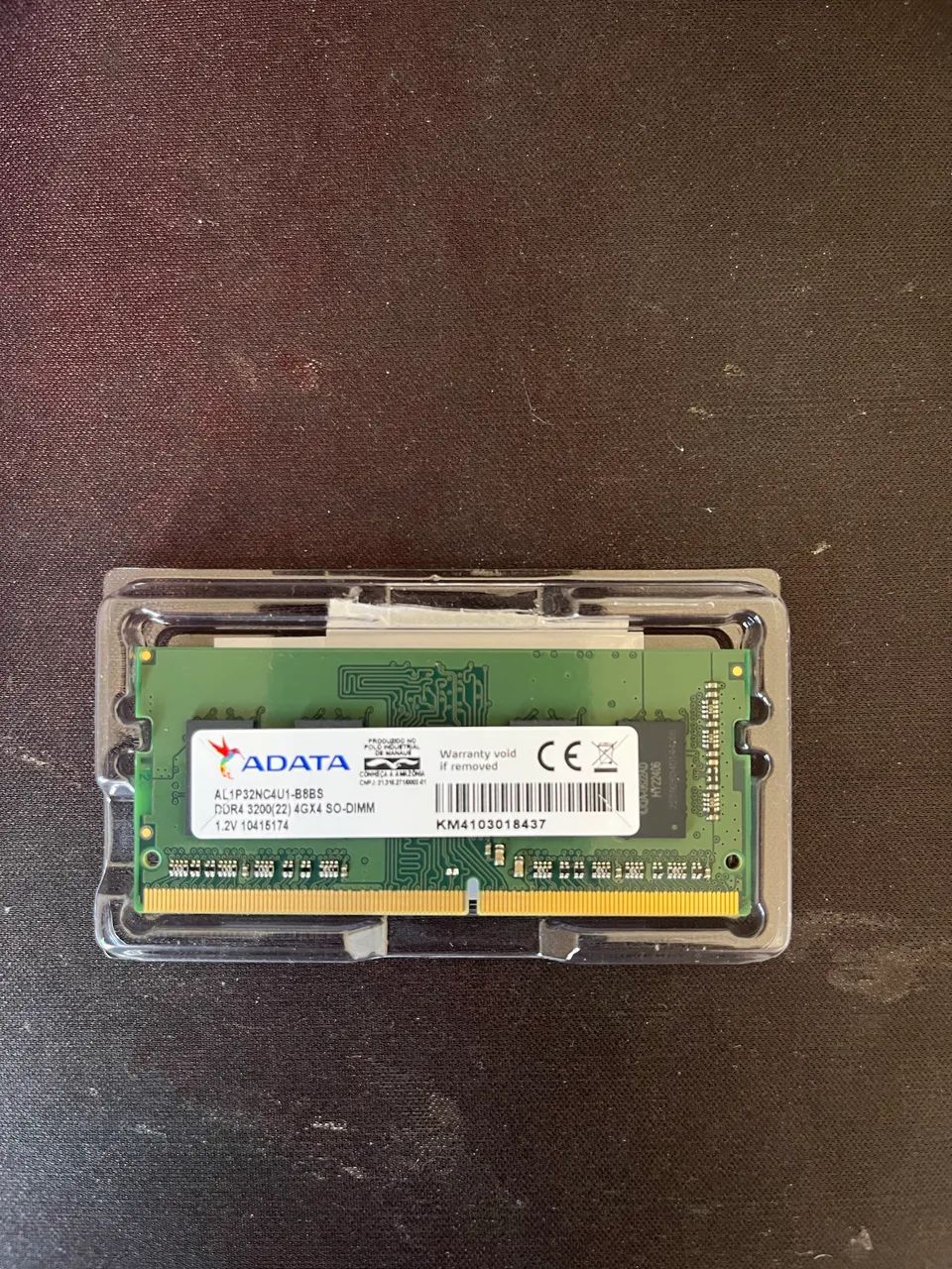Memória ram ddr4 4gb