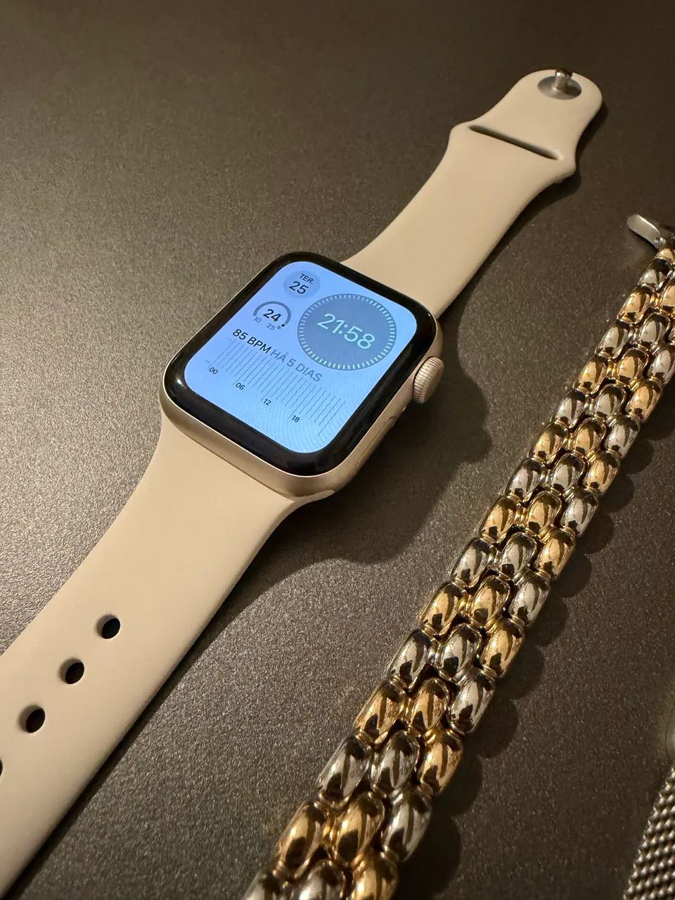 APPLEWATCH SE 3 40mm GPS Estelar Branco - Foto 5