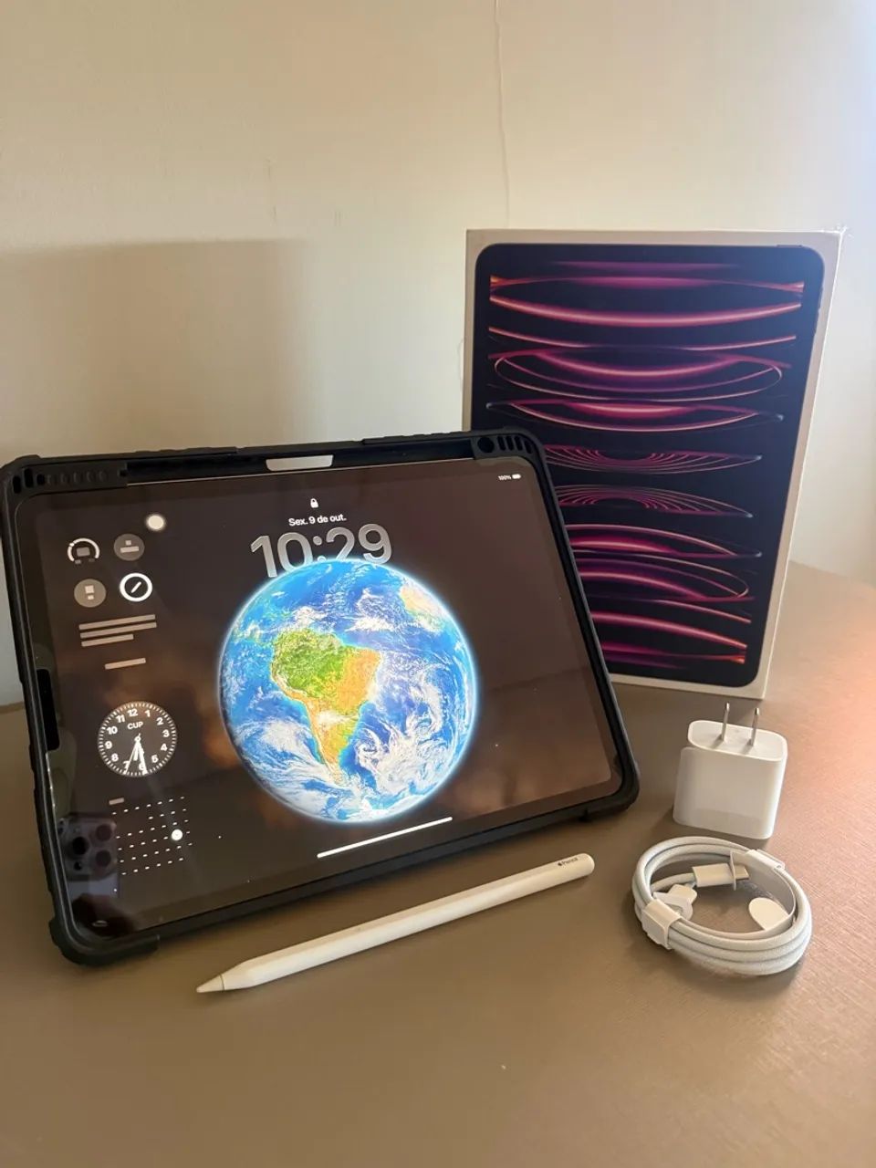 iPad Pro M2 128GB Apple Pencil付き iPad Pro 11? 4ª Geração M2 128GB + Apple Pencil Original +