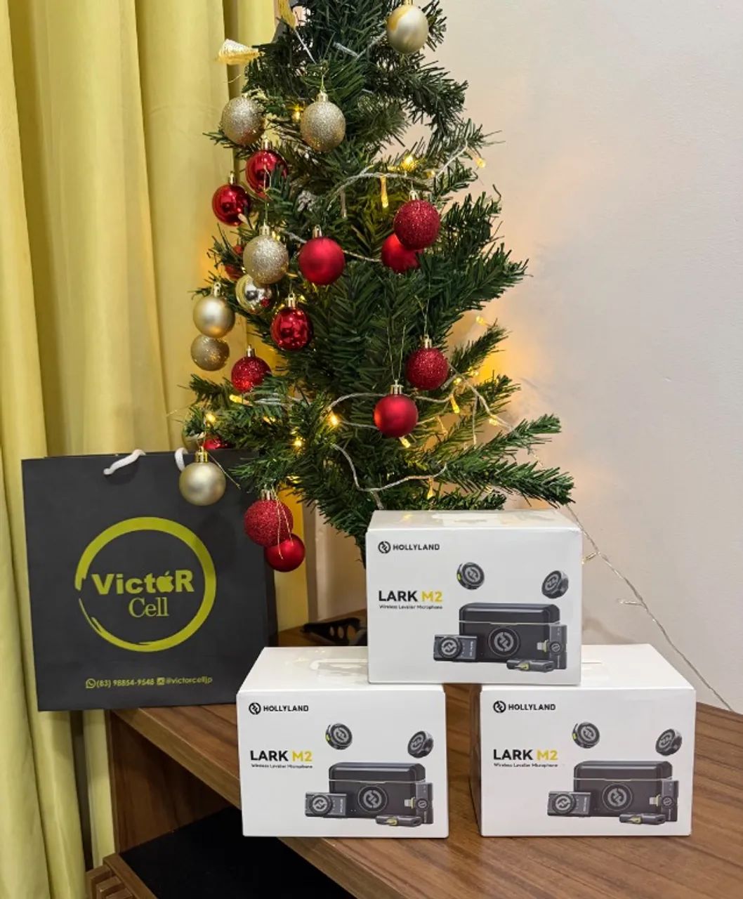 Microfone Lapela Lark M2 Combo | Lacrado 