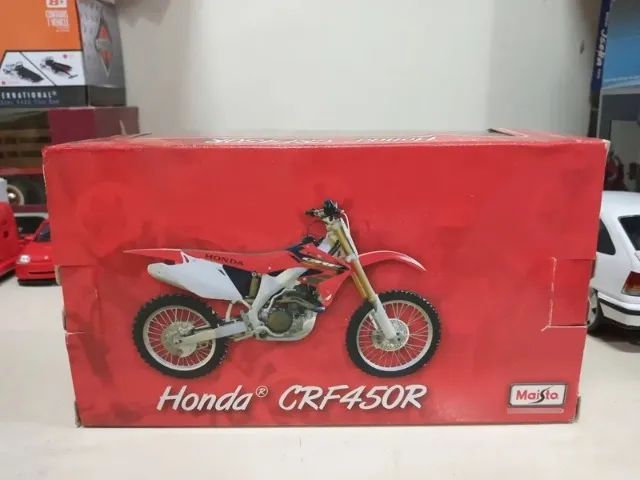 Miniatura Moto Honda Crf450r 1/12 Maisto Rara #7226 - Foto 2