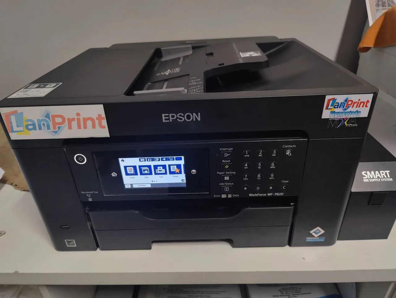 Epson Work Forcer WF-7820, com Bulk, tinta Pigmentada - Foto 5