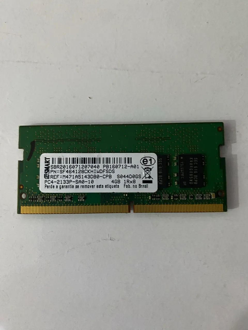 MEMORIA para notebook DDR4 4GB